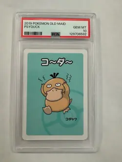 2019 Pokemon Old Maid - Psyduck PSA 10 - Image 1