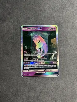 Pokemon TCG Mewtwo GX Shining Legends Secret Rare 78/73 Holo Full Art Nm - LP - Image 1