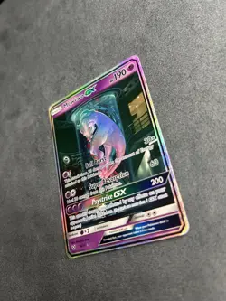 Pokemon TCG Mewtwo GX Shining Legends Secret Rare 78/73 Holo Full Art Nm - LP - Image 3