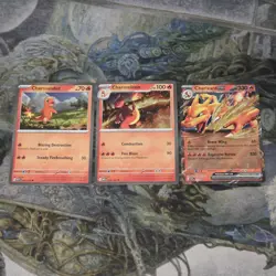 Pokemon Charmander Charmeleon Charizard SVP 161 Cosmos 004 005 Promo Set Holo - Image 1