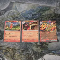 Pokemon Charmander Charmeleon Charizard SVP 161 Cosmos 004 005 Promo Set Holo - Image 1