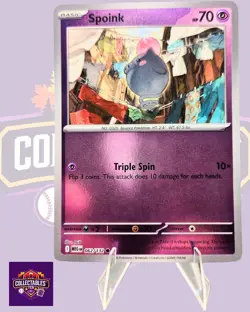 Spoink 062/132 Me01: Mega Evolution Reverse Holo - Pokemon TCG NM Free Shipping - Image 1