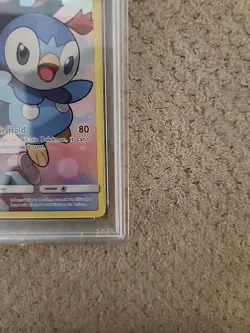 2019 POKEMON SUN & MOON COSMIC ECLIPSE SECRET #239 FULL ART/PIPLUP PSA 9 - Image 5