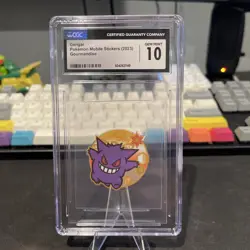 CGC Gem Mint 10 Gengar Mobile Phone Sticker The Pokemon Company exclusive - Image 1