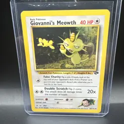 Giovanni's Meowth - Pokemon TCG Karte - Gym Challenge - 43/132 - 2000 - Image 1