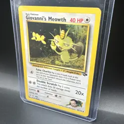 Giovanni's Meowth - Pokemon TCG Karte - Gym Challenge - 43/132 - 2000 - Image 3