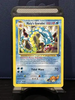 Pokemon TCG Misty's Gyarados Holo Rare Gym Challenge 13/132 Unlimited Edition - Image 1