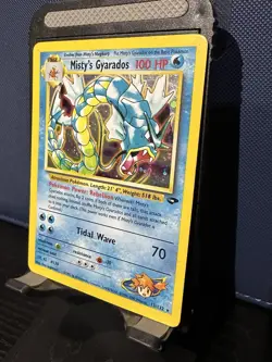 Pokemon TCG Misty's Gyarados Holo Rare Gym Challenge 13/132 Unlimited Edition - Image 2