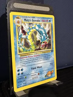 Pokemon TCG Misty's Gyarados Holo Rare Gym Challenge 13/132 Unlimited Edition - Image 3