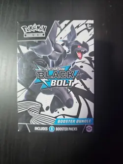 Pokemon TCG Scarlet Violet Black Bolt Booster Bundle Sealed In Hand - Image 1