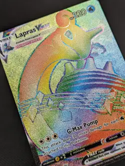 Pokemon TCG - Lapras Sword & Shield Base Set 203/202 Holo Secret Rare NM to M - Image 1