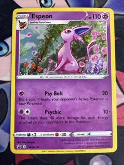Pokemon TCG Espeon SWSH174 SWSH: Sword & Shield Promo NM - Image 1