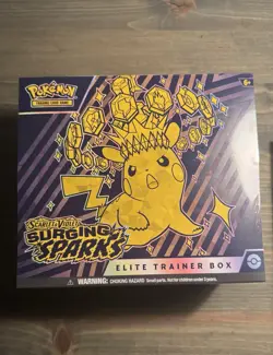 Pokemon TCG Scarlet & Violet Surging Sparks Elite Trainer Box ETB Factory Sealed - Image 1