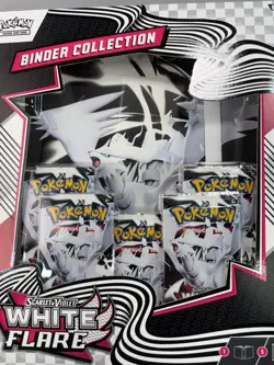 Pokemon TCG Scarlet & Violet White Flare Binder Collection BRAND NEW SEALED - Image 2