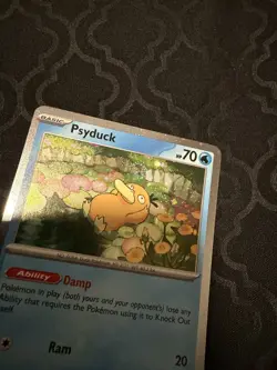 Pokemon Mega Evolution - Psyduck #007 - Black Star Promo with Holo SWIRL! - Image 3