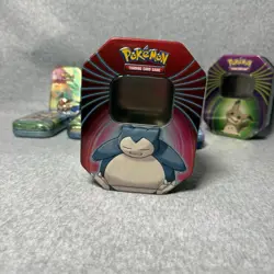 Empty Pokemon Tins Mini Tins Lot Darkrai Pikachu Squirtle Charmander Eevee - Image 3