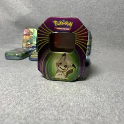 Empty Pokemon Tins Mini Tins Lot Darkrai Pikachu Squirtle Charmander Eevee - Image 4