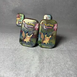 Empty Pokemon Tins Mini Tins Lot Darkrai Pikachu Squirtle Charmander Eevee - Image 5