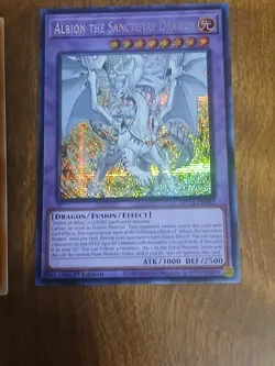 Albion The Sanctifire Dragon - NM - MP24-EN082 - Prismatic Secret Rare - Image 3