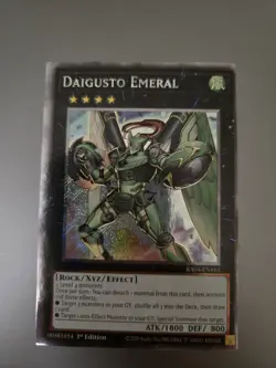 Yu-Gi-Oh Misprint Platinum Secret Rare Daigusto Emerald Gottom's Emergency Call - Image 2