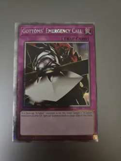 Yu-Gi-Oh Misprint Platinum Secret Rare Daigusto Emerald Gottom's Emergency Call - Image 3