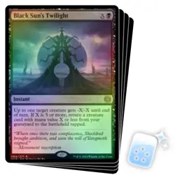 FOIL BLACK SUN'S TWILIGHT X4 Phyrexia: All Will Be One ONE Magic MTG MINT CARD - Image 1