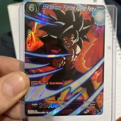 SS4 Bardock Fighting against Fate Foil Dragon Ball Super Card - Image 1