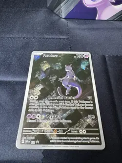 Pokemon TCG Mewtwo Holo Rare Card 151 Scarlet & Violet SVP En 052 Near Mint NM - Image 2
