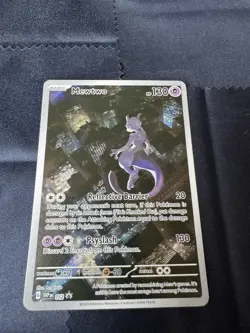 Pokemon TCG Mewtwo Holo Rare Card 151 Scarlet & Violet SVP En 052 Near Mint NM - Image 4