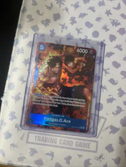 Portgas D Ace OP08-052 Parallel Two Legends ONE PIECE Card NM English - Image 1