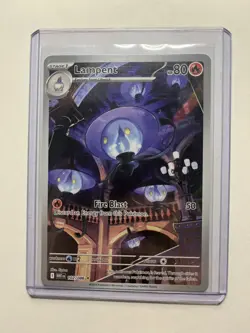 Lampent 102/086 White Flare Illustration Rare NM Free Shipping Pokemon Card TCG - Image 1