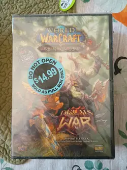 World of Warcraft Trading Card Game TCG Drums of War PVP Battle Deck NEW SEALED - Image 1