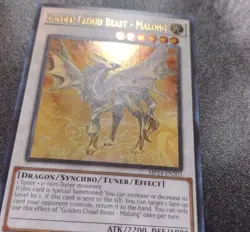 Golden Cloud Beast Malong MP24-EN203 Ultra Rare 1st Edition Yugioh Card LP - Image 3