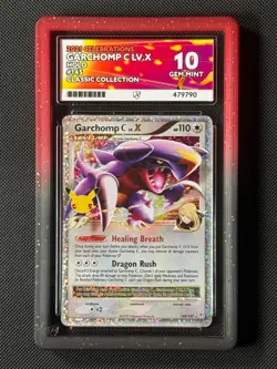 ACE 10 Garchomp C LV.X 145/147 Celebrations Pokemon Card Classic GEM MINT - Image 1