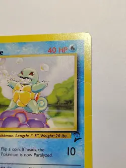 Vintage Pokemon Card - 2000 Pokemon TCG - Base Set 2 Squirtle 93/130 - Image 3