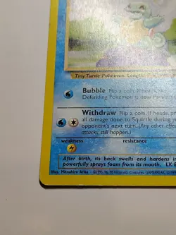 Vintage Pokemon Card - 2000 Pokemon TCG - Base Set 2 Squirtle 93/130 - Image 5