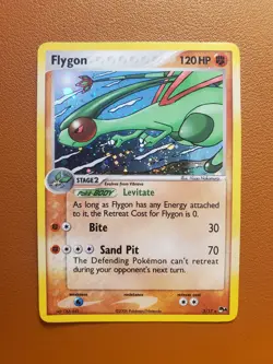 Flygon - POP Series 4 - 3/17 - Holo Rare - LP Pokemon Card Swirl Promo - Image 1