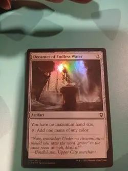 Mtg Decanter of Endless Water Commander Legends: Battle for Baldur's Gate Foil - Image 1