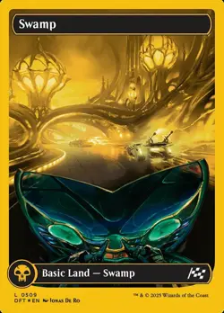 Swamp (0509) - First-Place Foil - Aetherdrift - Near Mint - Image 1