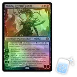 FOIL VRASKA, BETRAYAL'S STING Phyrexia: All Will Be One ONE Planeswalker MTG - Image 1