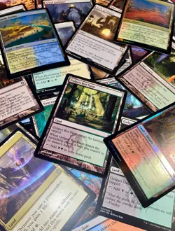 100 Magic the Gathering Non-Basic Lands w/foils Max 4 of Each - Bulk Lot C/U MTG - Image 1