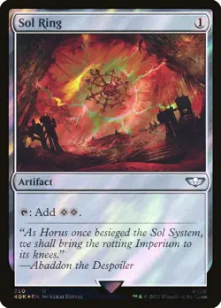 MTG | Sol Ring (250) (Surge Foil) | Warhammer 40,000 | 40K | Magic | NM - Image 1
