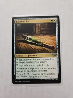 Baseball Bat - Duskmourn - LP - MTG Magic - Uncommon - Equipment - Image 1