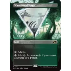 FOIL Watsewood Verge - Borderless - Aetherdift - MtG - NM - Image 1