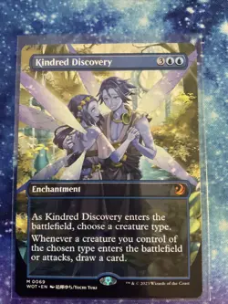 MTG Kindred Discovery Anime Borderless M WOE/WOT Enchanted Tales Pack Fresh NM - Image 1