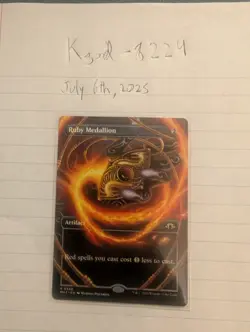 Ruby Medallion (Borderless) Modern Horizons 3 - Image 1