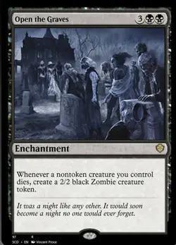 Open the Graves Light Play, English Magic the Gathering MTG Starter Commander De - Image 1