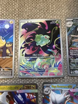 Pokemon Small Mega Evolution Lot Bulbasaur IR 133/132, Mega Latias ex, Etc NM - Image 2