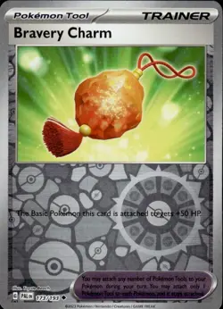 Bravery Charm 173/193 Reverse Holo LP-NM - Pokemon TCG S&V Paldea Evolved PAL - Image 1