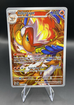 Infernape 173/167 - Full Art Holo - NM/M - Sv06 Twilight Masquerade - Pokemon - Image 1